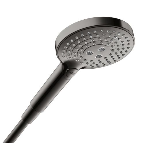 AXOR-HG-AXOR-ShowerSolutions-Handbrause-120-3jet-EcoSmart-Polished-Black-Chrome-26051330 gallery number 1